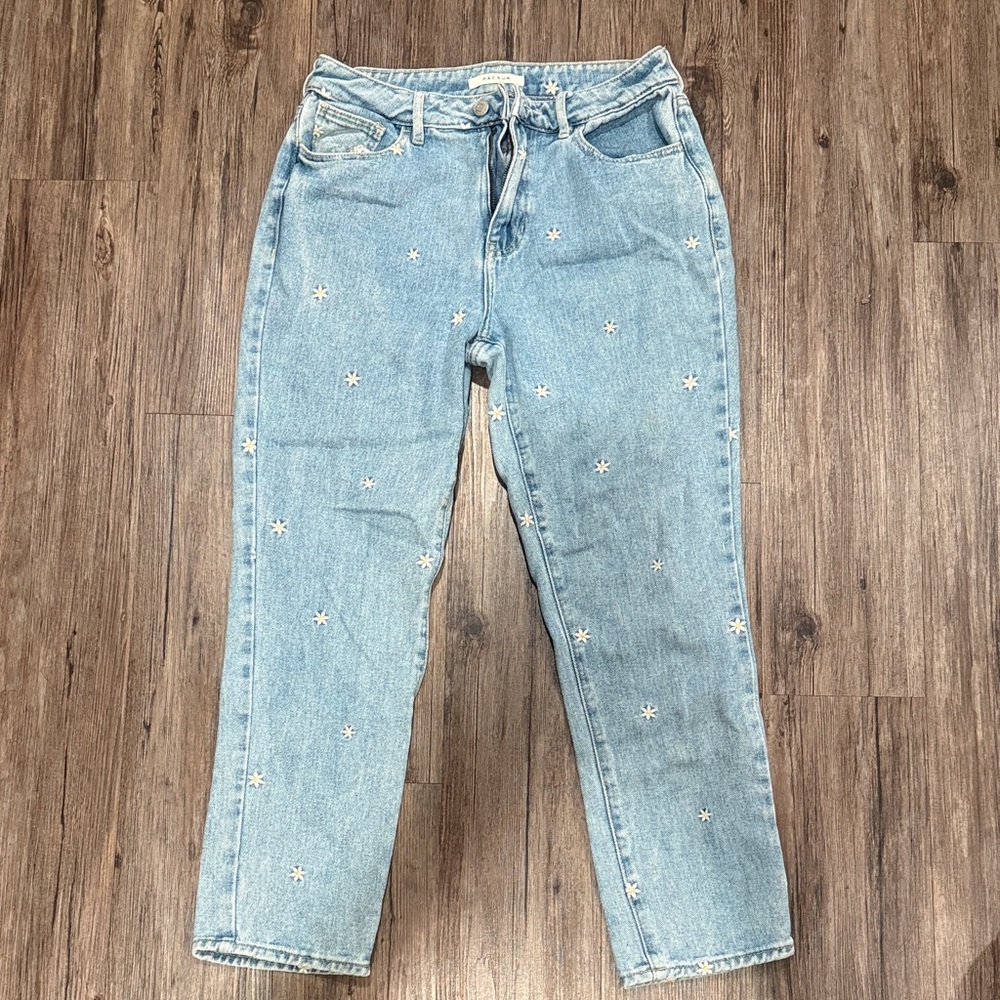 PacSun Blue Daisy Mom Jeans